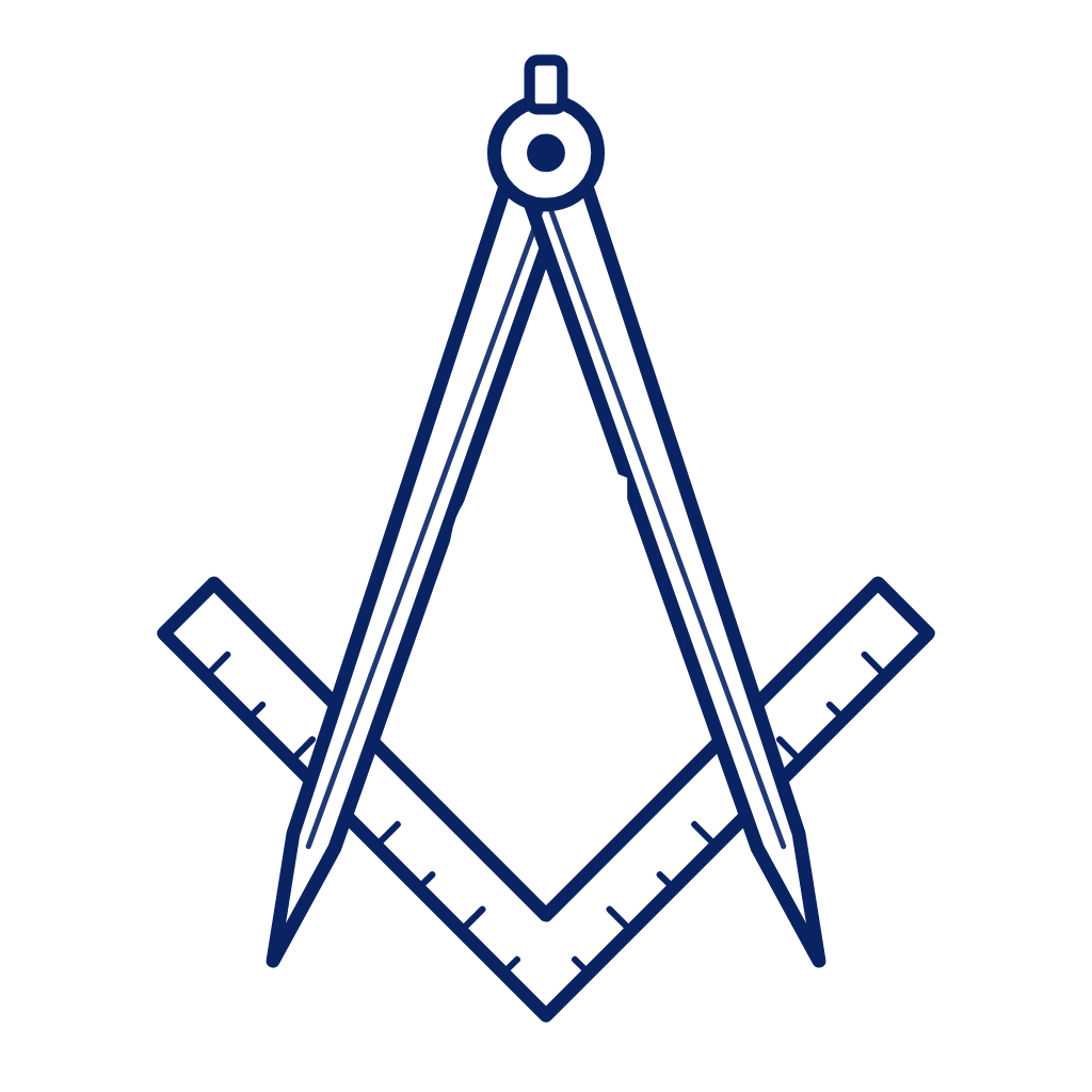 Square and Compasses with the letter G